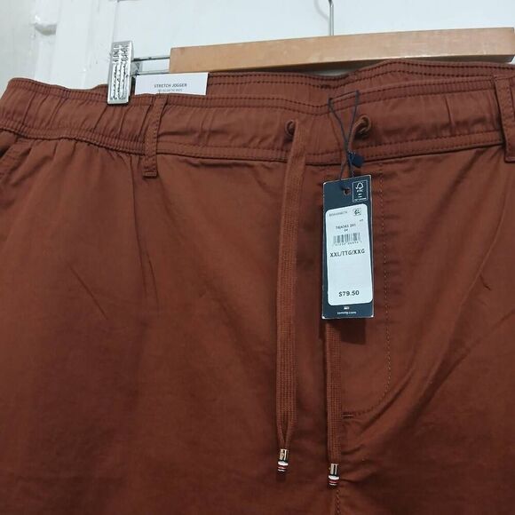 Tommy Hilfiger womens 2xl flex jogger cargo pants 42 waist rust brown - Picture 4 of 8